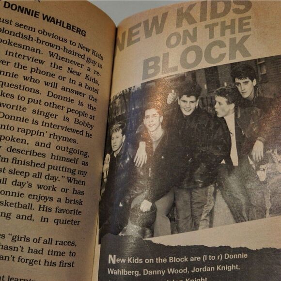 New Kids on the Block by Grace Catalano 1989 Bantam Books Paperback - Picture 8 of 8
